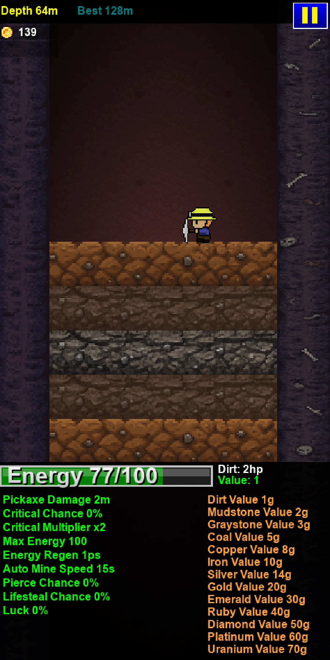 Digcremental screenshot